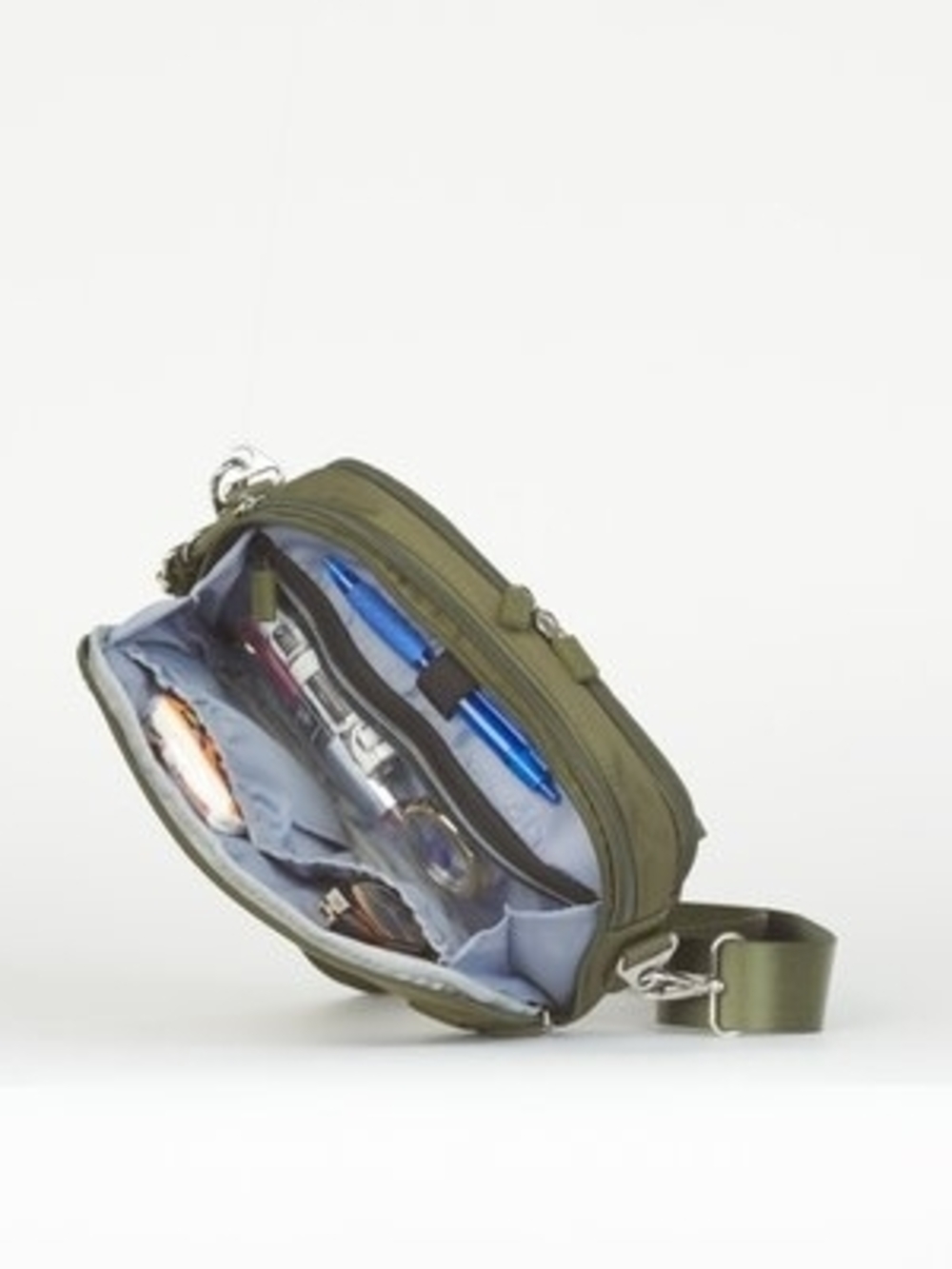 Iridescent Shimmer Crossbody Convertible Bag - Picture 9 of 10